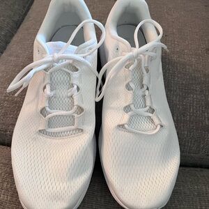 Under Armour White Athletic Shoes
